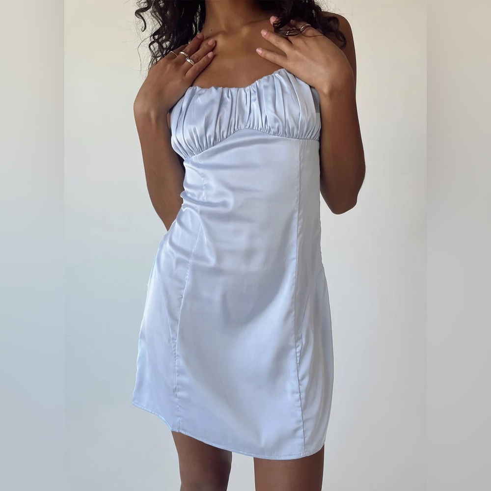 NWT Princess Polly Zaxie Mini Dress Blue